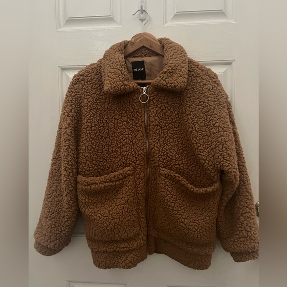 PRE-OWNED ME JANE WOMEN'S TEDDY COAT- SMALL - Picture 1 of 4